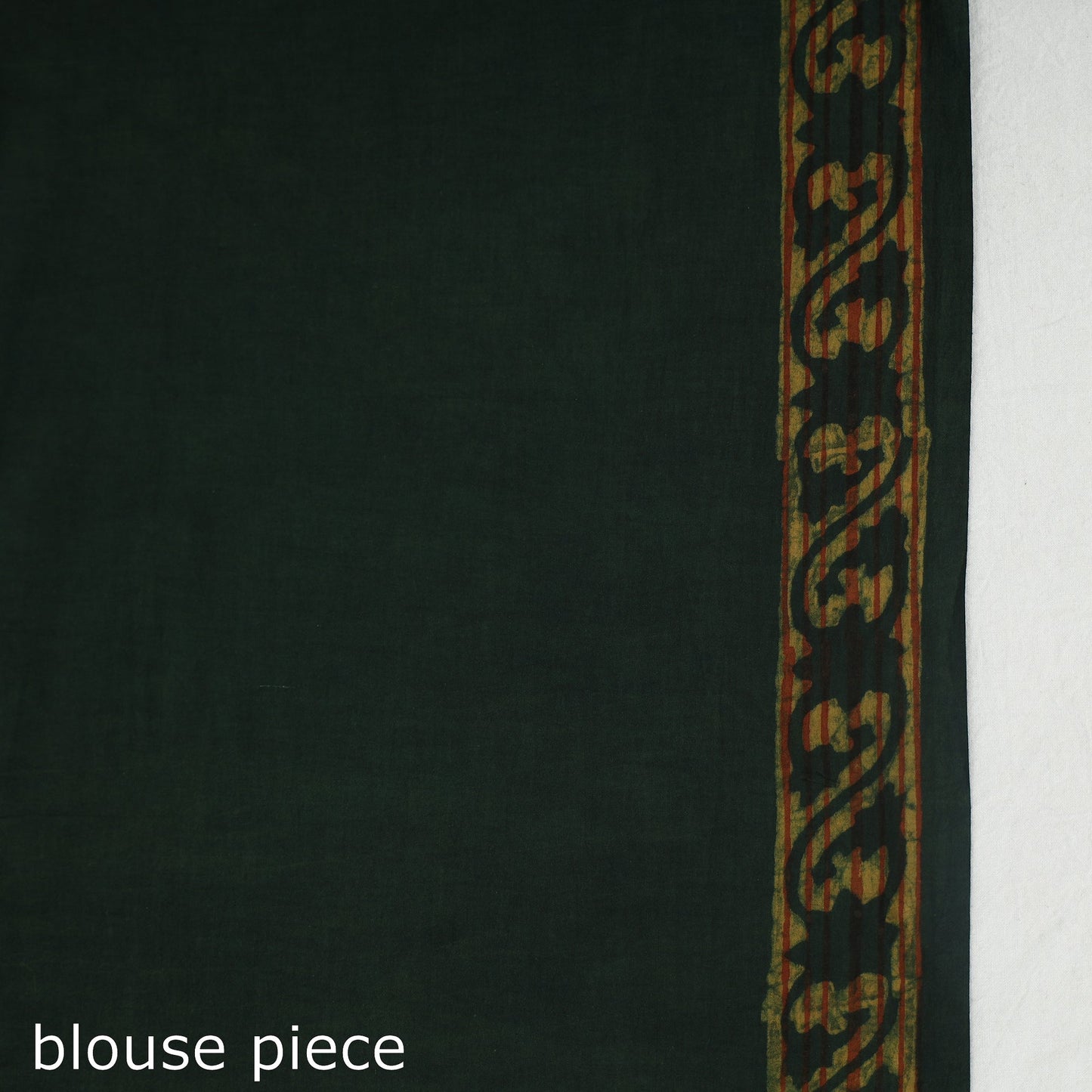 block printed saree