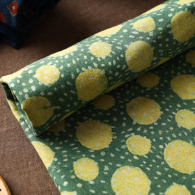 Green Akola Block Printed Pure Handloom Cotton Towel 