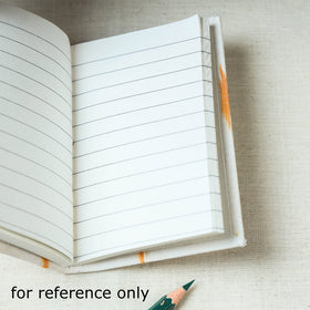  Art Block Print Fabric Cover Handmade Paper Notebook 