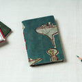  Art Block Print Fabric Cover Handmade Paper Notebook 
