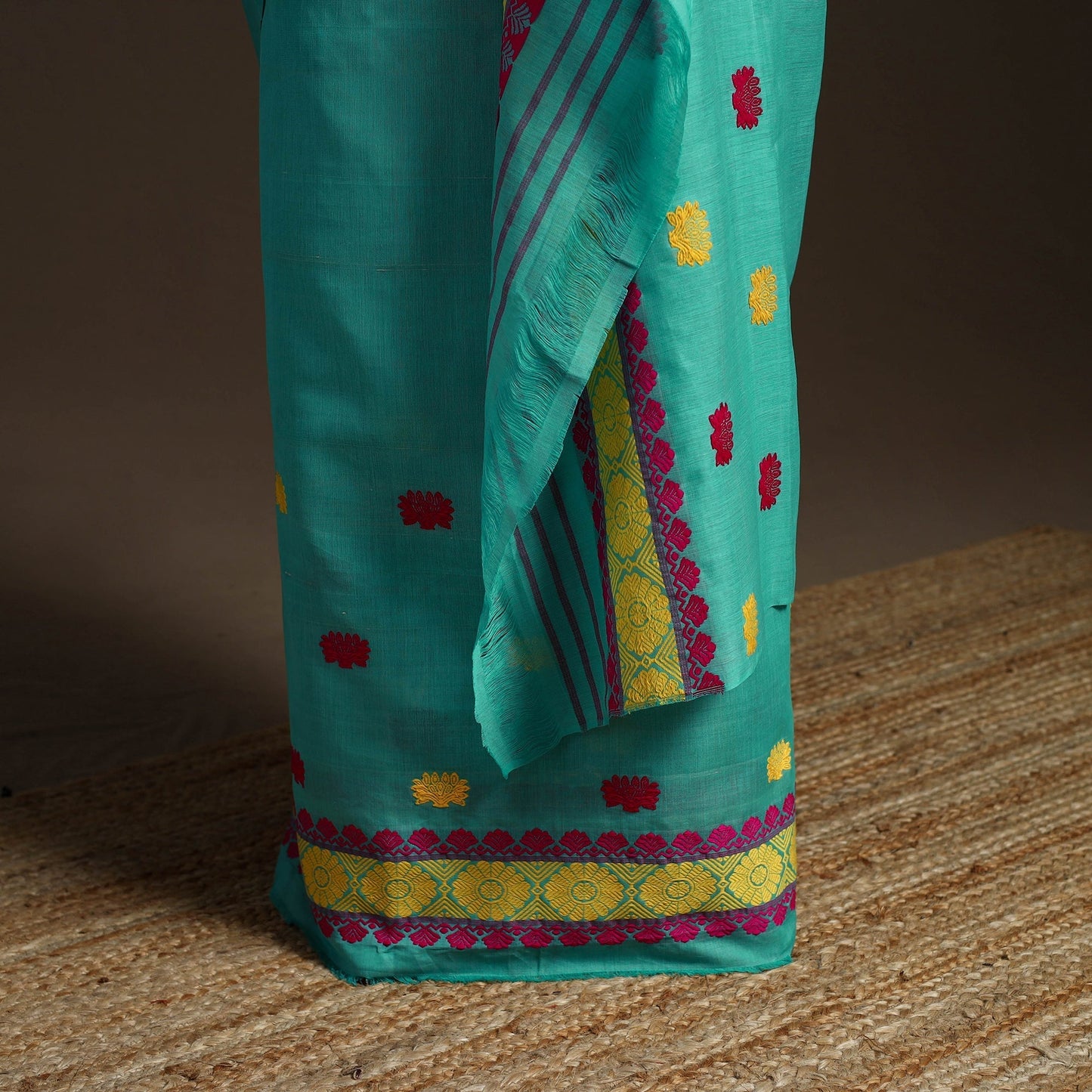 Assam handloom silk cotton mekhela chador with blouse piece