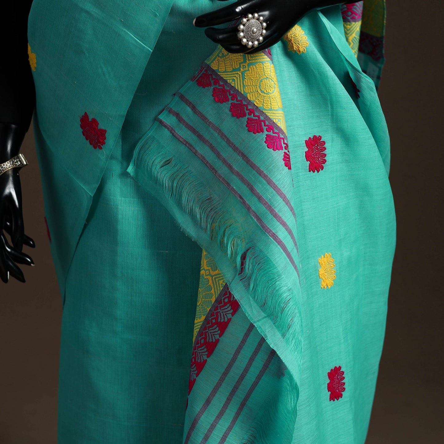 Assam handloom silk cotton mekhela chador with blouse piece