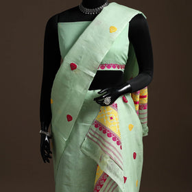 Assam handloom silk cotton mekhela chador with blouse piece