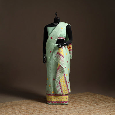 Assam handloom silk cotton mekhela chador with blouse piece