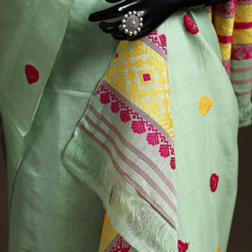 Assam handloom silk cotton mekhela chador with blouse piece