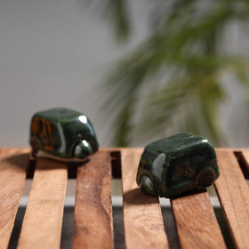  Handcrafted Ceramic Toys (Set of 2) 