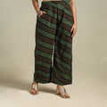 Green Bagh Block Print Natural Dyed Cotton Palazzo