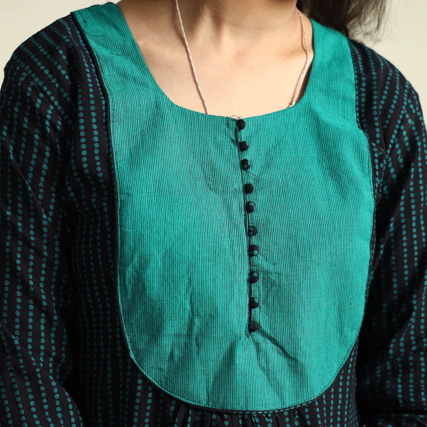  Bagh Block Printing Cotton Kurta with Palazzo & Dupatta Set 