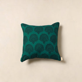 Green - bagh cotton cushion cover 30 - handcrafted