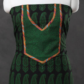 Green - bagh cotton unstitched kurta material