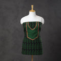 Green - bagh cotton unstitched kurta material