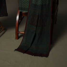 Bagh hand block print natural dyed cotton 3pc unstitched