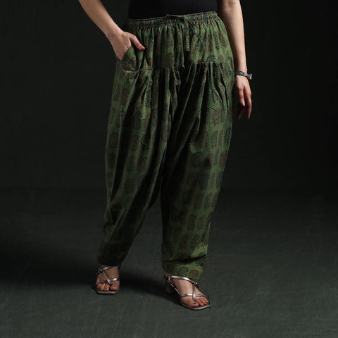 Bagh hand block print natural dyed cotton salwar 08