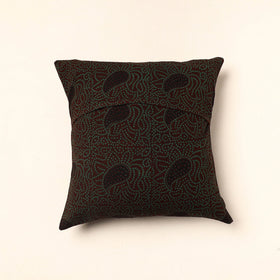 Green - Bagh Block Printed Cotton Cushion Cover (16 x 16 in) 48