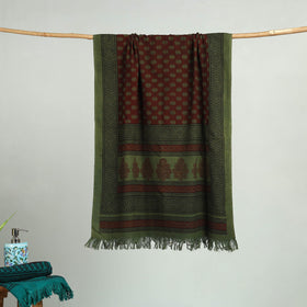 Bagh Hand Block Print Cotton Handloom Towel