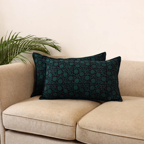 Bagh hand pillow cover (set of 2) 11 - handcrafted
