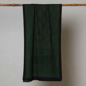 Green Bagh Hand Block Printed Cotton Stole 