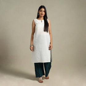 Green Bagh Block Print Natural Dyed Cotton Palazzo