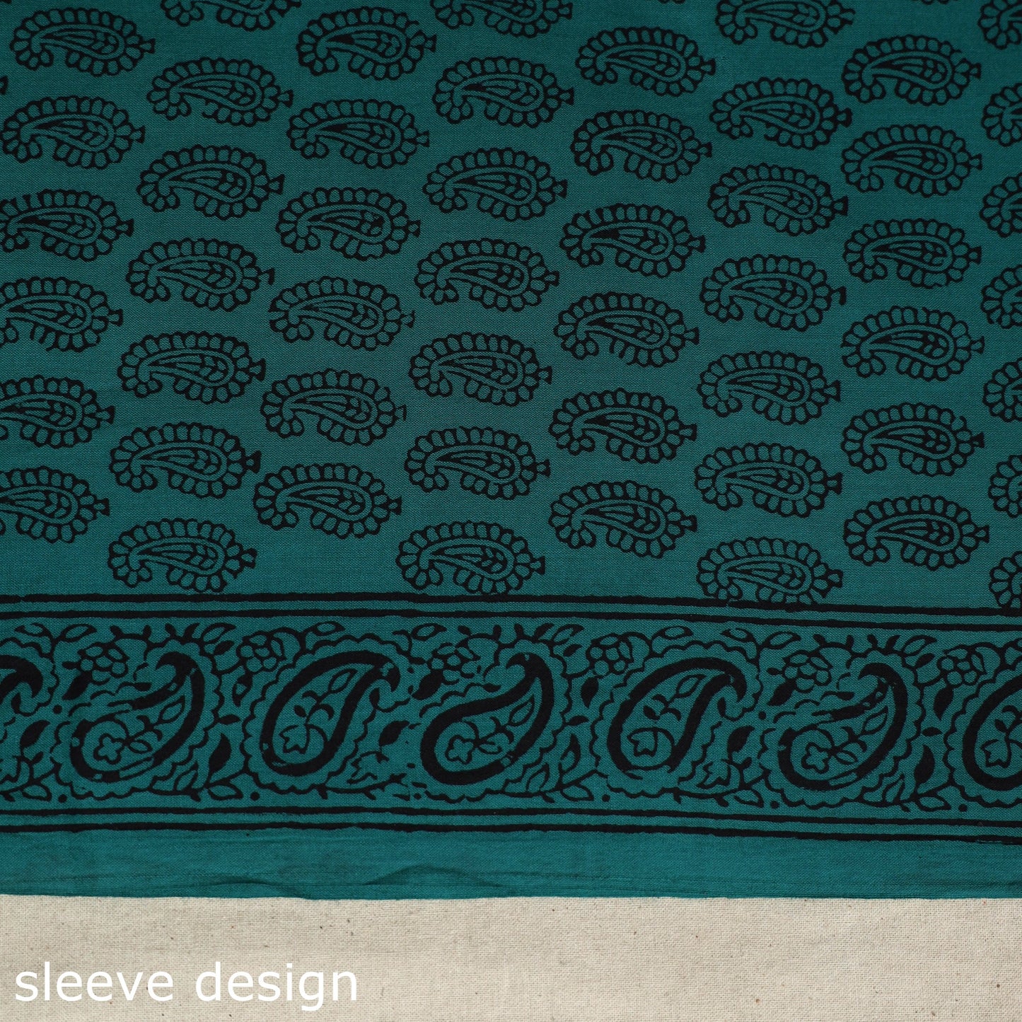 Green - bagh patchwork cotton unstitched kurta material