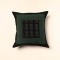 Green Bagh Block Printed Cotton Cushion Cover