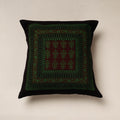 Green Bagh Block Printed Cotton Cushion Cover