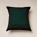 Green Bagh Block Printed Cotton Cushion Cover