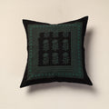Green Bagh Block Printed Cotton Cushion Cover