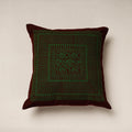 Green Bagh Block Printed Cotton Cushion Cover