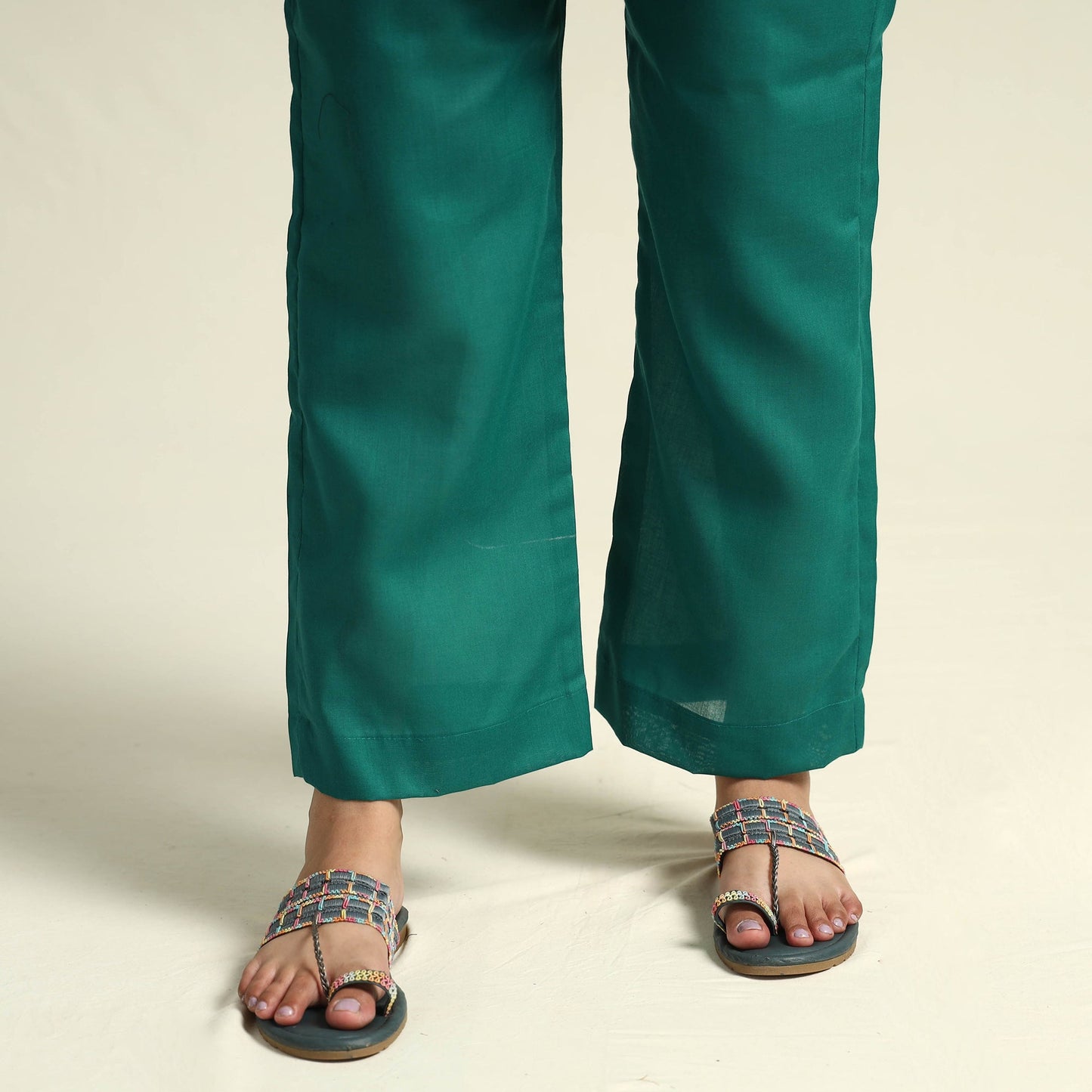  Bagh Block Printing Cotton Kurta with Palazzo & Dupatta Set 