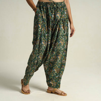 Buy Bagru Block Printed Cotton Elasticated Salwar 09 Online at iTokri.com