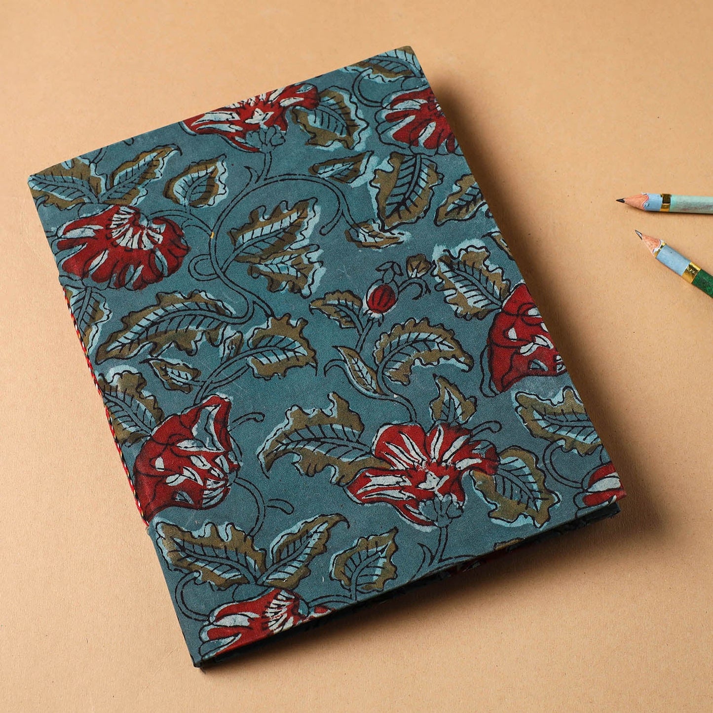 Bagru Fabric Cover Handmade Paper Notebook