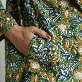 Buy Bagru Block Printed Cotton Kurta with Palazzo Set Online at iTokri.com