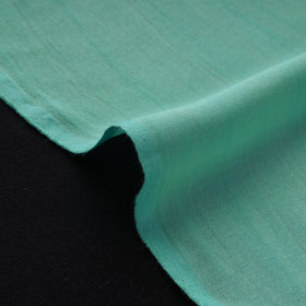 Green - bamboo silk natural dyed pure handloom plain fabric