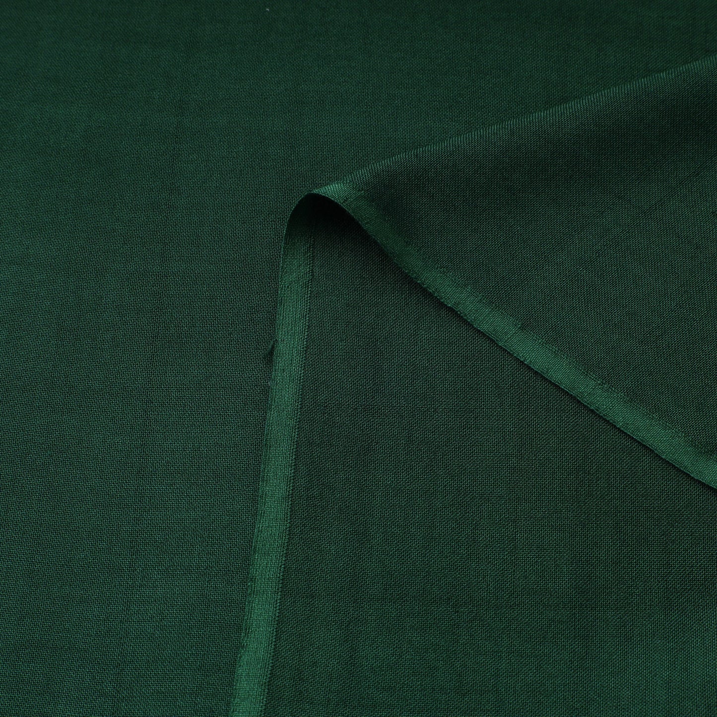 Green - bamboo silk natural dyed pure handloom plain fabric