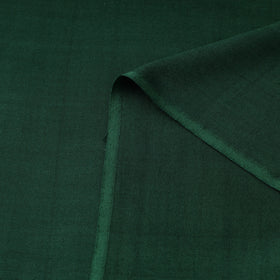 Green - bamboo silk natural dyed pure handloom plain fabric