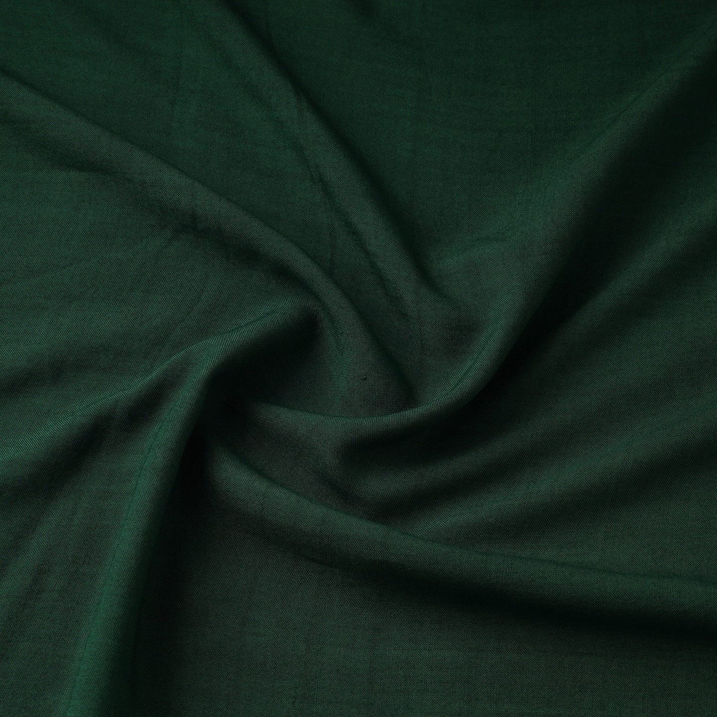Green - bamboo silk natural dyed pure handloom plain fabric