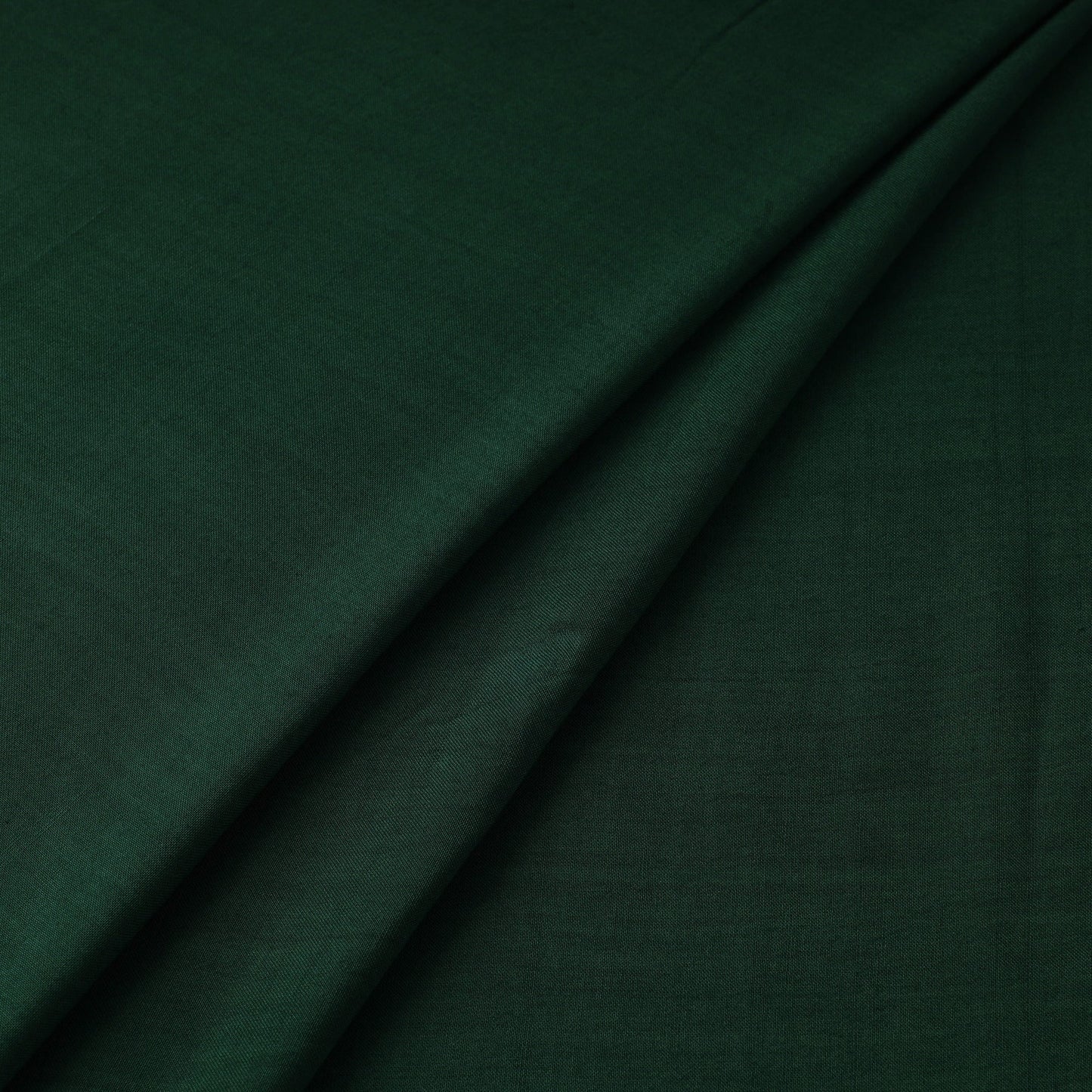 Green - bamboo silk natural dyed pure handloom plain fabric