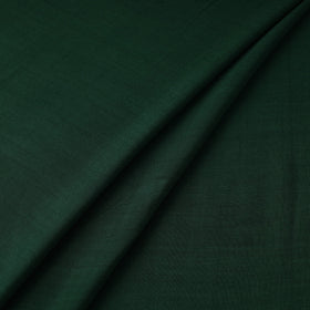 Green - bamboo silk natural dyed pure handloom plain fabric