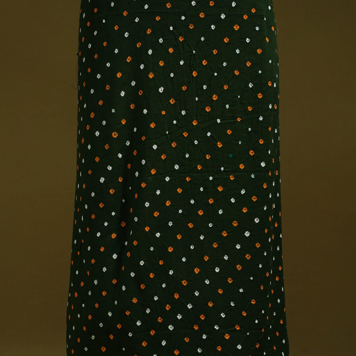 Bandhani patchwork cotton unstitched kurta material (3m) 04