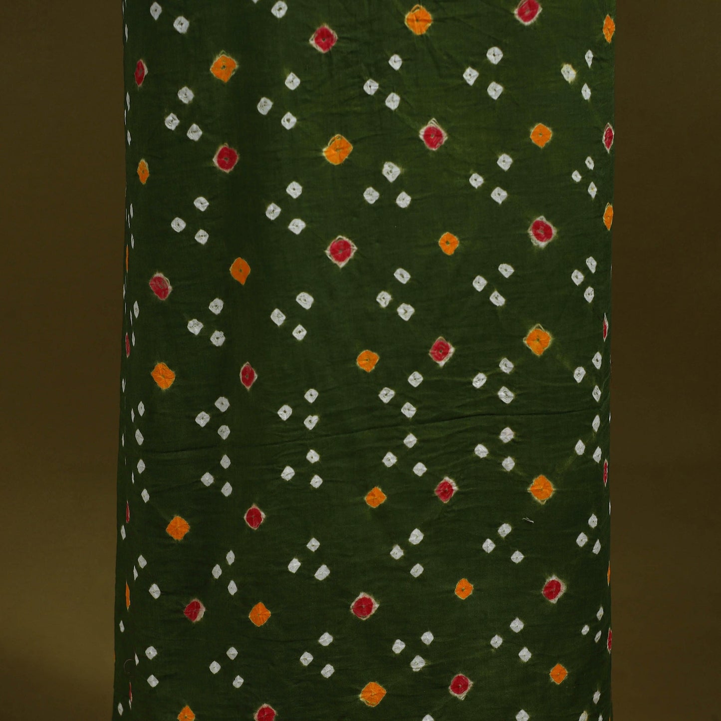 Bandhani patchwork cotton unstitched kurta material (3m) 33