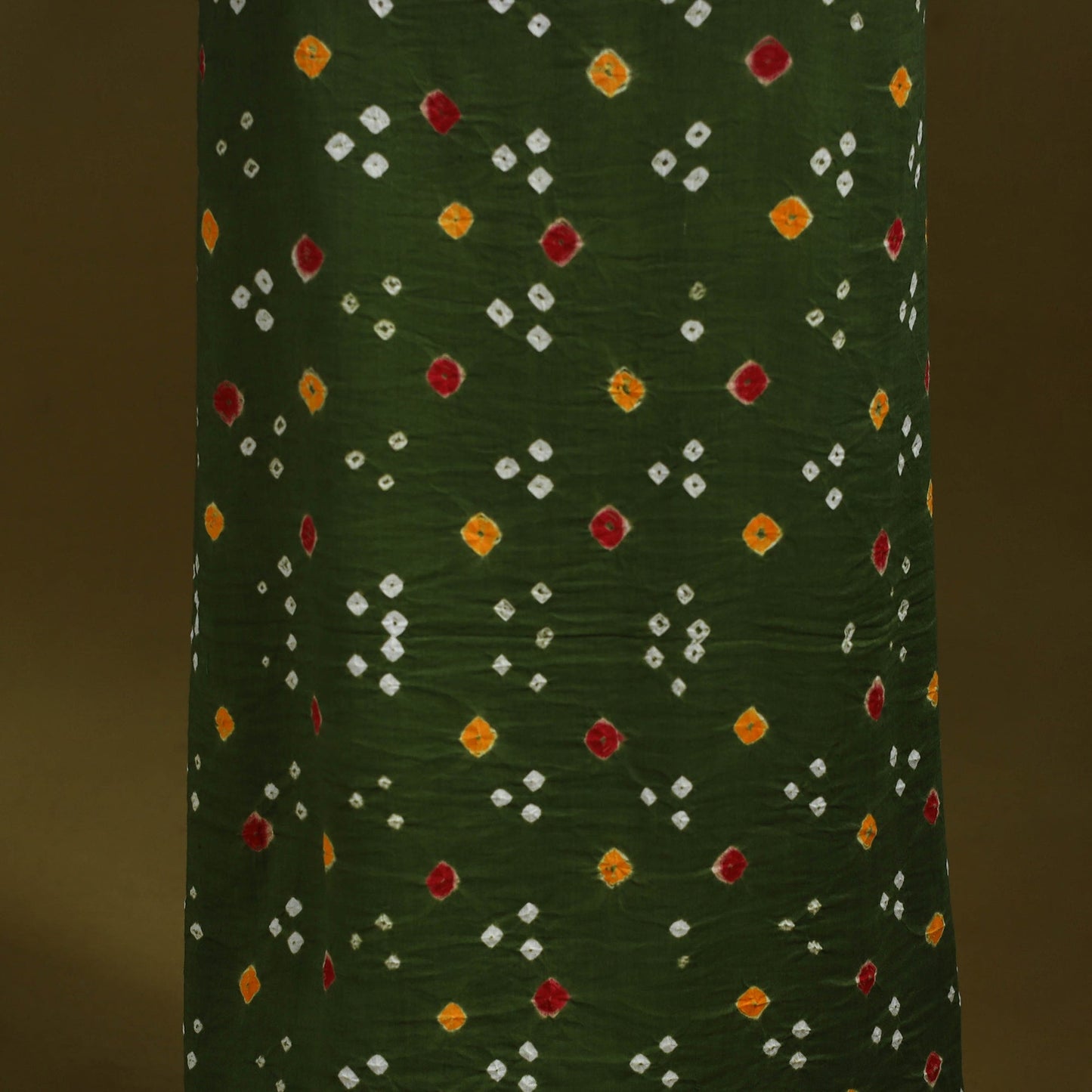 Bandhani patchwork cotton unstitched kurta material (3m) 37