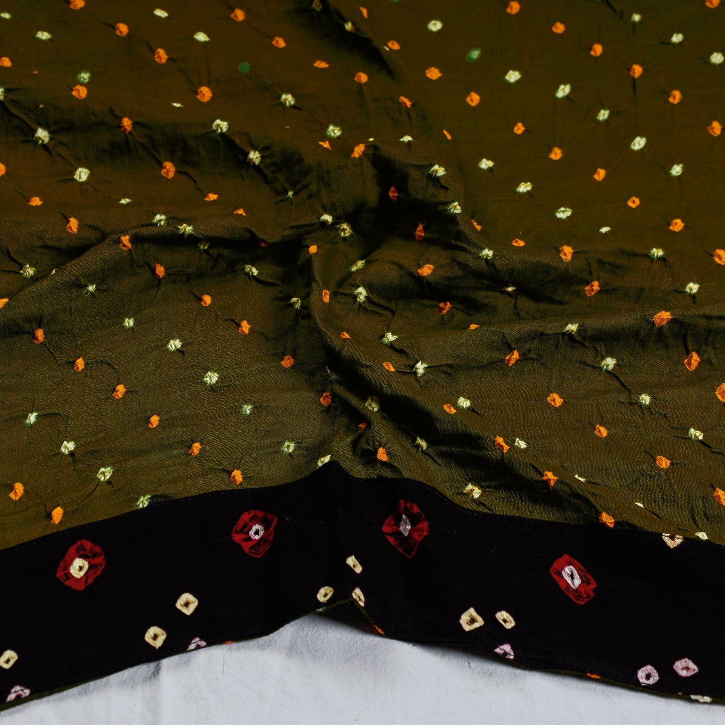 bandhani blouse piece