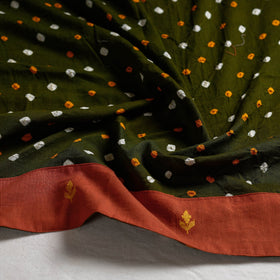 Buy Rangoli Bandhani Tie-Dye Cotton Blouse Piece Online at iTokri.com