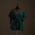 Bandhani tie-dye gota work cotton kaftan (short) 18