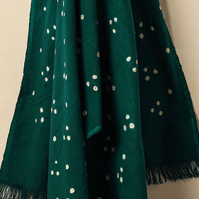 Green - Bandhani Tie-Dye Handloom Cotton Towel Online