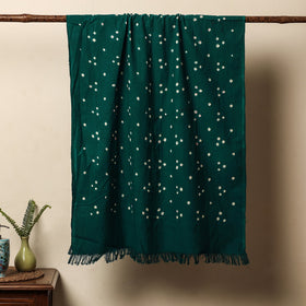 Green - Bandhani Tie-Dye Handloom Cotton Towel Online