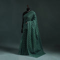 Bandhani tie-dye kota doria cotton saree 20 - handcrafted