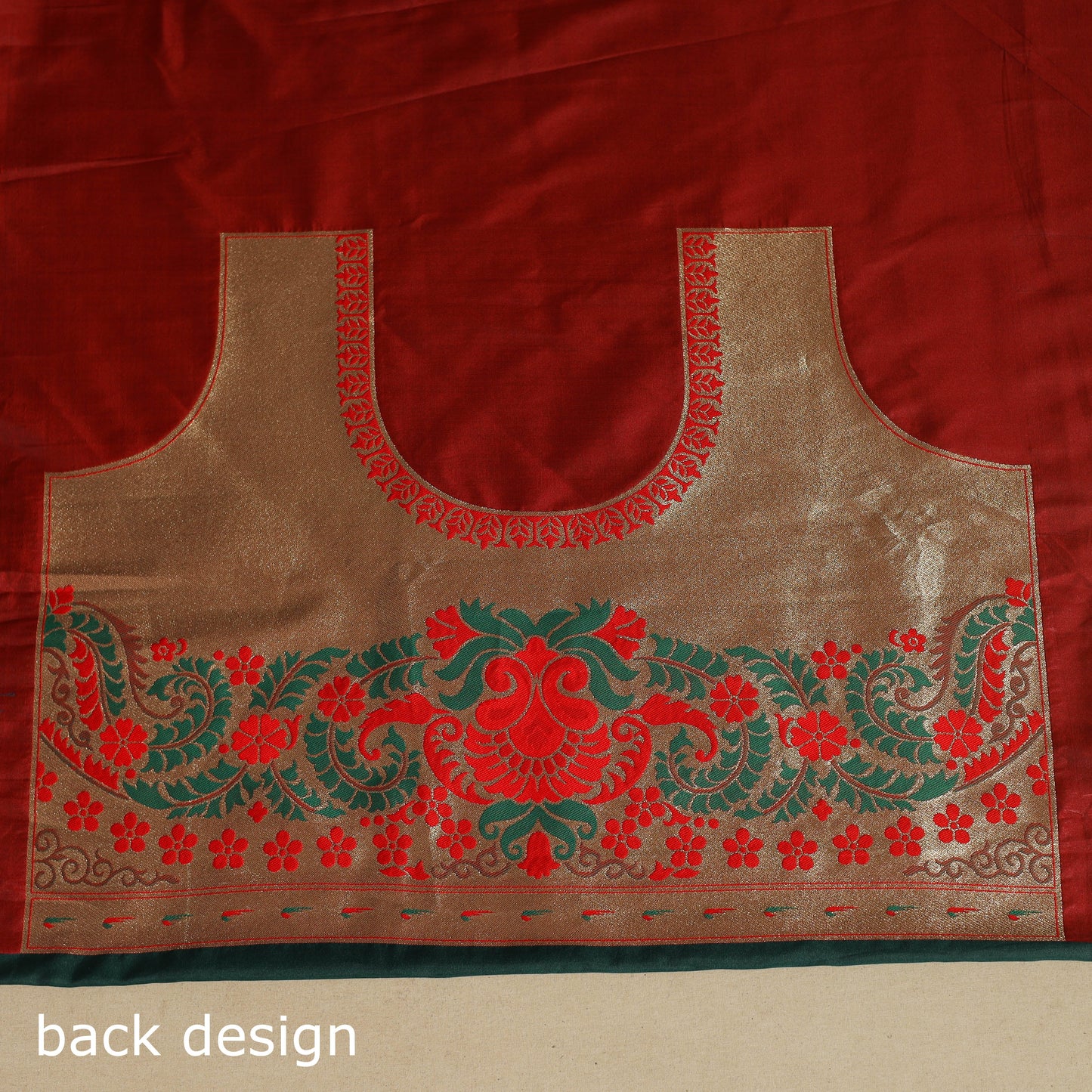 Green - bangalore silk paithani saree 02 - handcrafted