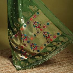 Bangalore silk paithani saree 13 - handcrafted