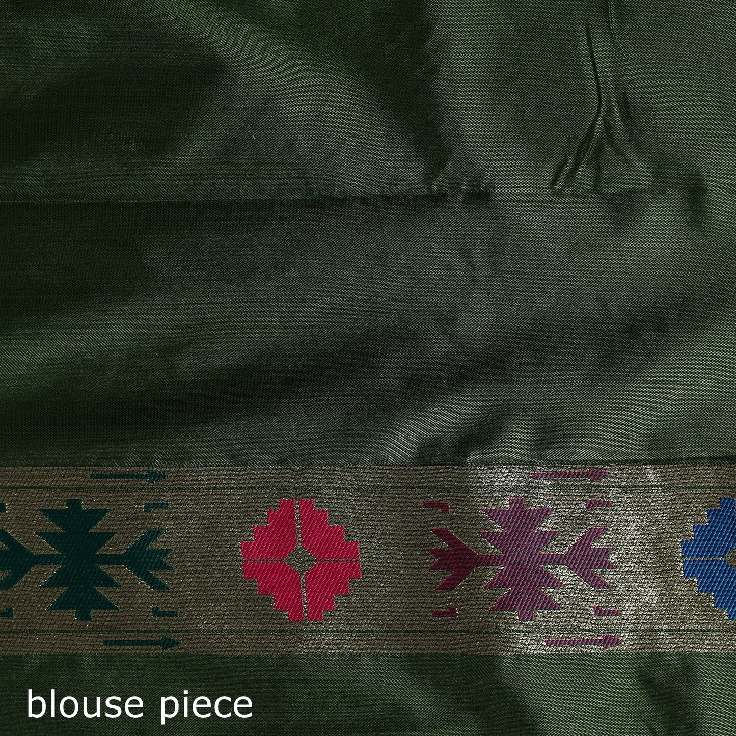 Green - bangalore silk paithani saree 15 - handcrafted